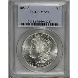 1880-S $1 MS67 PCGS