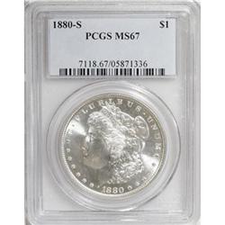 1880-S $1 MS67 PCGS