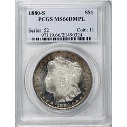 1880-S $1 MS66 Deep Mirror Prooflike PCGS