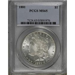 1881 $1 MS65 PCGS
