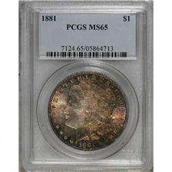 1881 $1 MS65 PCGS