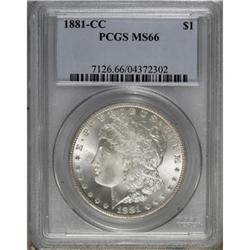 1881-CC $1 MS66 PCGS