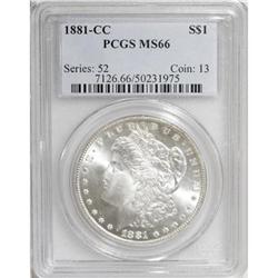 1881-CC $1 MS66 PCGS