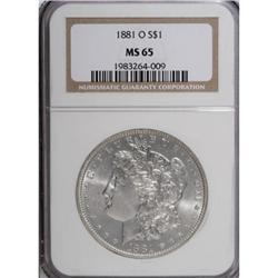 1881-O $1 MS65 NGC