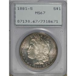 1881-S $1 MS67 PCGS
