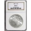 Image 1 : 1881-S $1 MS67 NGC