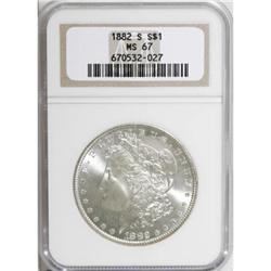 1882-S $1 MS67 NGC