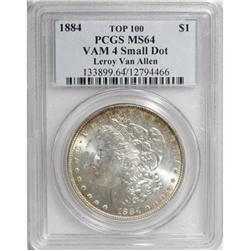 1884 $1 MS64 PCGS