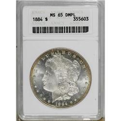 1884 $1 MS65 Deep Mirror Prooflike ANACS