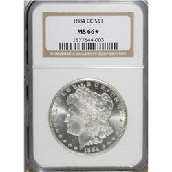 1884-CC $1 MS66 Star NGC