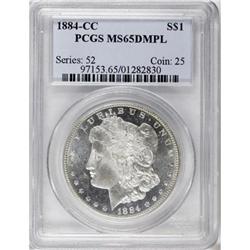 1884-CC $1 MS65 Deep Mirror Prooflike PCGS