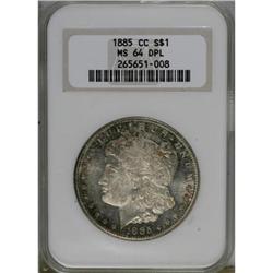 1885-CC $1 MS64 Deep Mirror Prooflike NGC