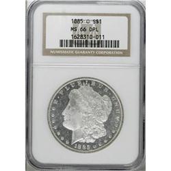 1885-O $1 MS66 Deep Mirror Prooflike NGC
