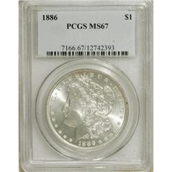 1886 $1 MS67 PCGS