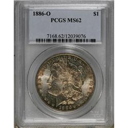 1886-O $1 MS62 PCGS