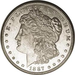 1887/6 $1 MS64 Deep Mirror Prooflike PCGS