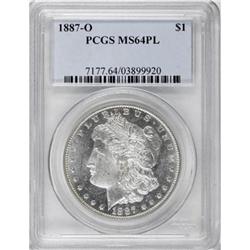 1887-O $1 MS64 Prooflike PCGS