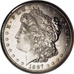 1887-S $1 MS64 Deep Mirror Prooflike NGC