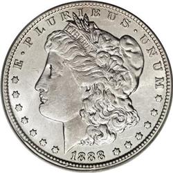 1888-O $1 Doubled Die Obv AU55 PCGS