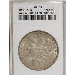 1888-O $1 AU53 ANACS Hot Lips