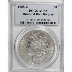 1888-O $1 Doubled Die Obverse AU53 PCGS