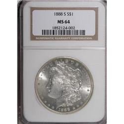 1888-S $1 MS64 NGC