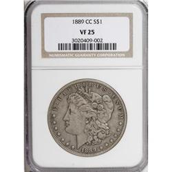 1889-CC $1 VF25 NGC
