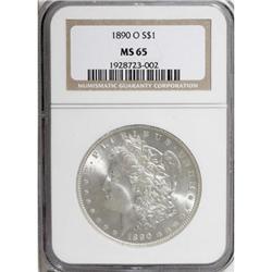 1890-O $1 MS65 NGC