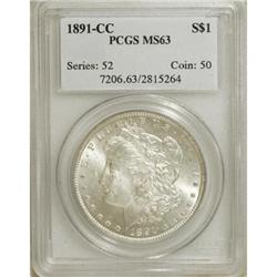 1891-CC $1 MS63 PCGS
