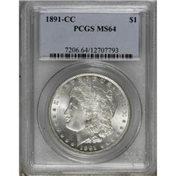 1891-CC $1 MS64 PCGS