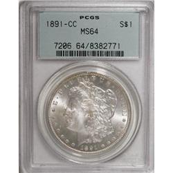 1891-CC $1 MS64 PCGS