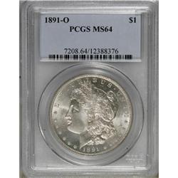 1891-O $1 MS64 PCGS