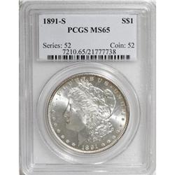 1891-S $1 MS65 PCGS