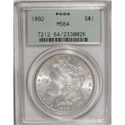 1892 $1 MS64 PCGS