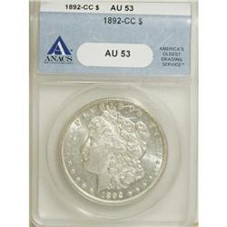 1892-CC $1 AU53 ANACS