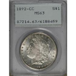 1892-CC $1 MS63 PCGS
