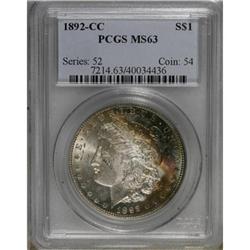 1892-CC $1 MS63 PCGS