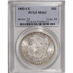 1892-CC $1 MS63 PCGS