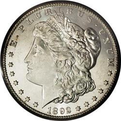 1892-CC $1 MS64 PCGS