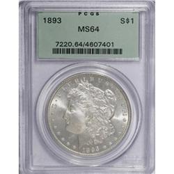 1893 $1 MS64 PCGS