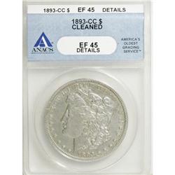 1893-CC $1 XF45 ANACS