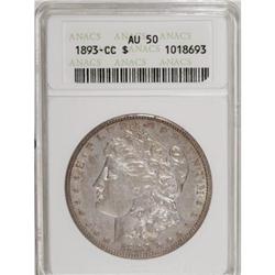 1893-CC $1 AU50 ANACS