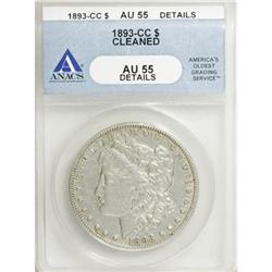 1893-CC $1 AU55 ANACS