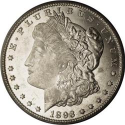 1893-CC $1 MS63 PCGS