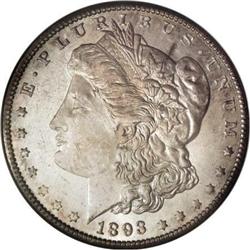 1893-O $1 MS62 NGC