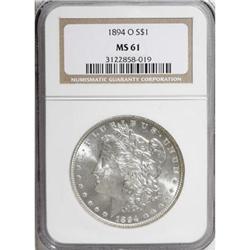 1894-O $1 MS61 NGC