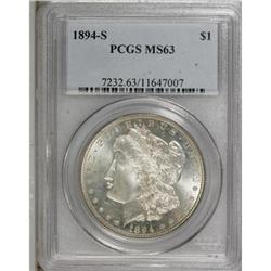 1894-S $1 MS63 PCGS