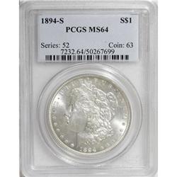 1894-S $1 MS64 PCGS