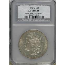 1895-O $1--Improperly Cleaned--NCS. AU Details