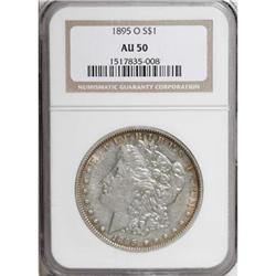 1895-O $1 AU50 NGC